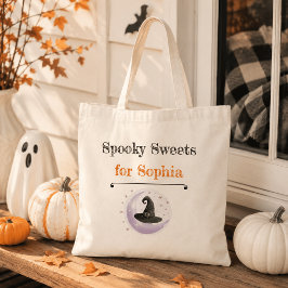 Bolso De Tela Dulces Espeluznantes Personalizados para Niños – H