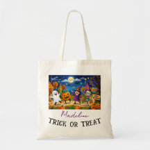 Dulces Niños Halloween Truco o Trato Personalizado