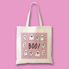 Bolso De Tela Dulces o Trucos de Fantasmas de Halloween