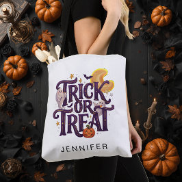Bolso De Tela Dulces o Trucos Fantasmas Caprichosos