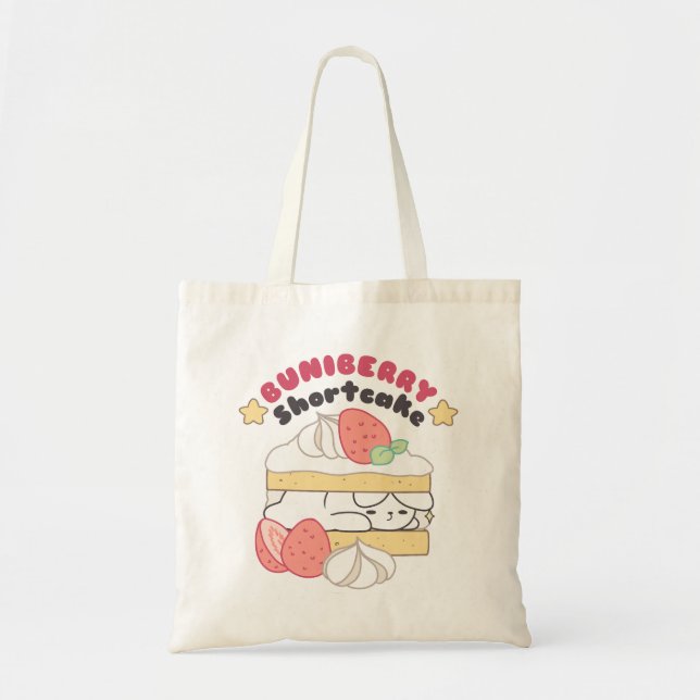 Bolso De Tela Dulces pulseras: Deliciosa tarta de Buniberry (Frente)