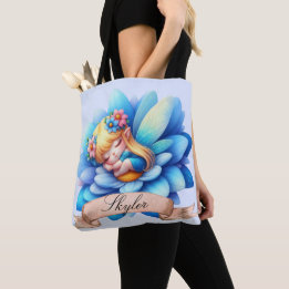 Bolso De Tela Dulces sueños de hada durmiendo linda y caprichosa