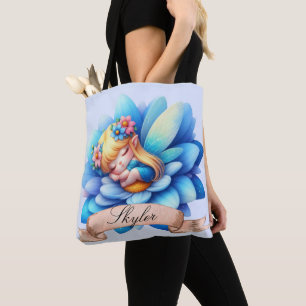 Bolso De Tela Dulces sueños de hada durmiendo linda y caprichosa