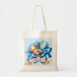 Bolso De Tela Dulces sueños de hada durmiente linda y caprichosa