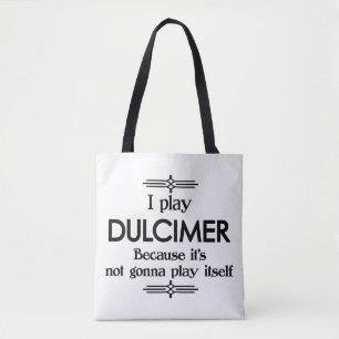 Bolso De Tela Dulcimer - Toca música divertida en deco