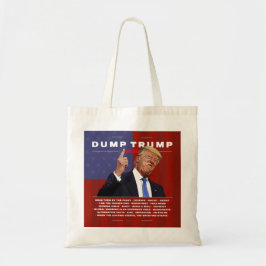 Bolso De Tela Dump ilustracion Trump 2020