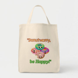 BOLSO DE TELA DUNOT WORRY BE FELIZ