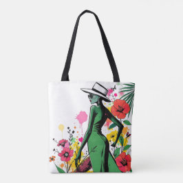 Bolso De Tela Dúo de Elegancia Tropical