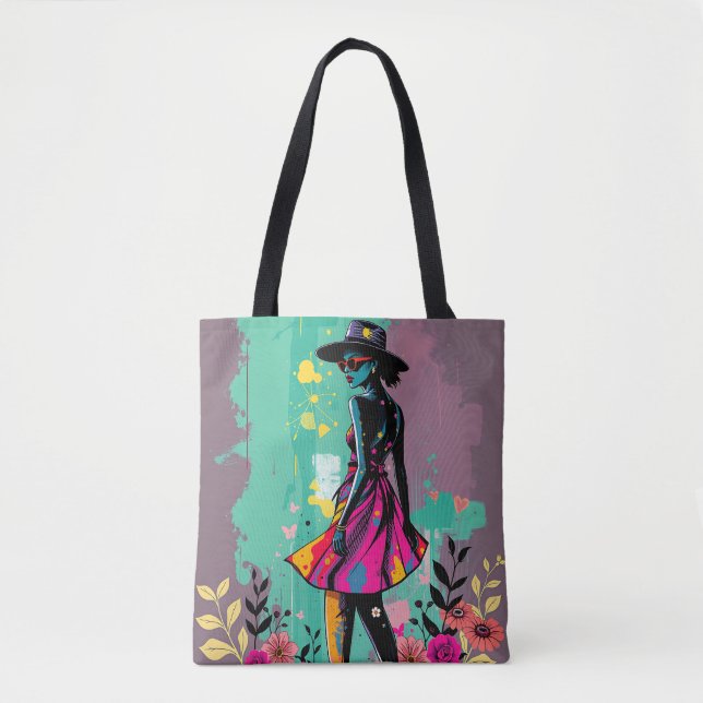Bolso De Tela Dúo Emerald Muse  (Anverso)