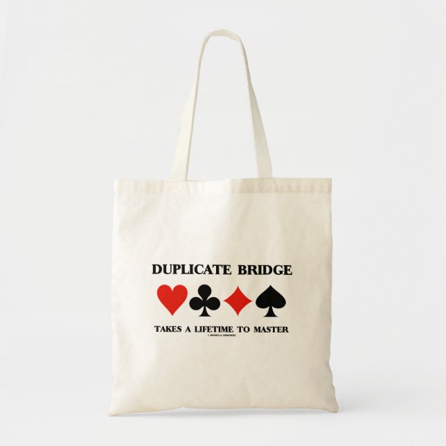Bolso De Tela Duplicar Puente Lleva Toda La Vida (Frente)