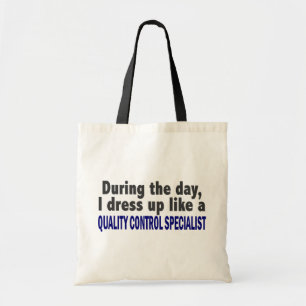 Bolso De Tela Durante el especialista del control de calidad del