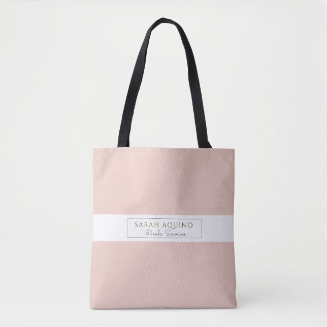 Bolso De Tela Dusty Coral Doula Promocional (Anverso)