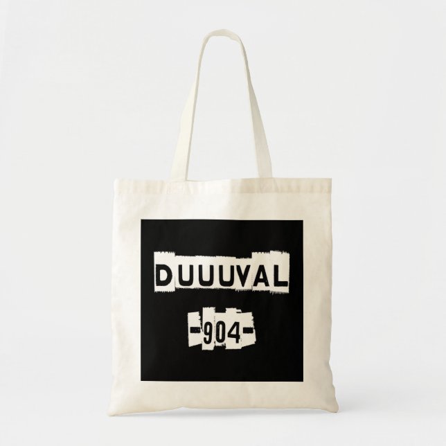 Bolso De Tela DUUVAL 904 Jacksonville Florida Peferct Jax Pullo (Frente)