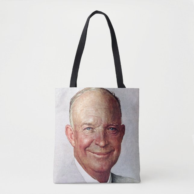 Bolso De Tela Dwight D. Eisenhower (Anverso)