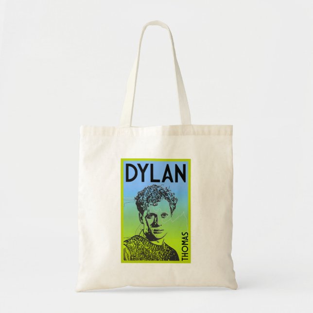 Bolso De Tela Dylan Thomas Welsh Poet (Frente)