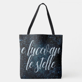 Bolso De Tela E lucevan le stelle las estrellas brillaban Tosca