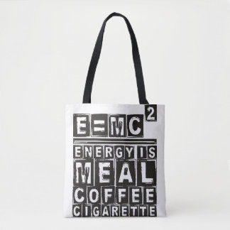 Bolso De Tela E = mc2 "Ecuación de Einstein" - luz