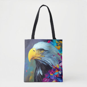 Bolso De Tela Eagle águila calva descubrimiento animal naturalez