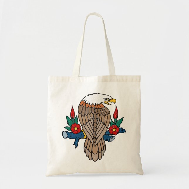 Bolso De Tela Eagle Art (Frente)