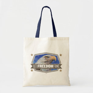 Bolso De Tela Eagle-Deje el anillo de la libertad