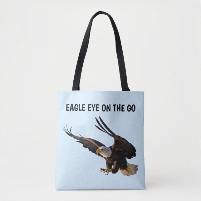 Bolso De Tela Eagle Swoding Down (Anverso)
