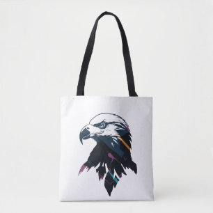 Bolso De Tela Eagle Wildlife Nature Ilustracion Silhouette Fly