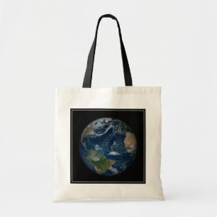 Bolso De Tela Earth With Clouds And Sea Ice