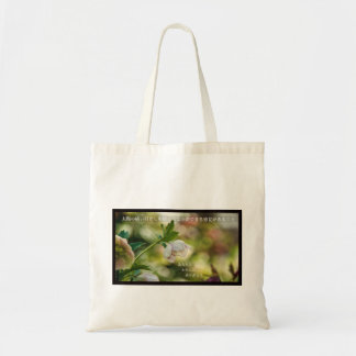 Bolso De Tela Earthlight and Healing Japanese Flowers and Poetry