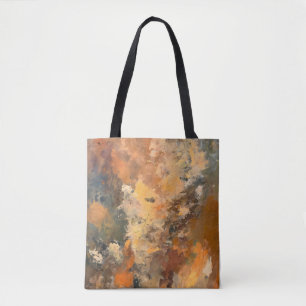 Bolso De Tela Earthy Terra Cotta Whimsy Pattern