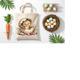 Bolso De Tela Easter Bunny Egg