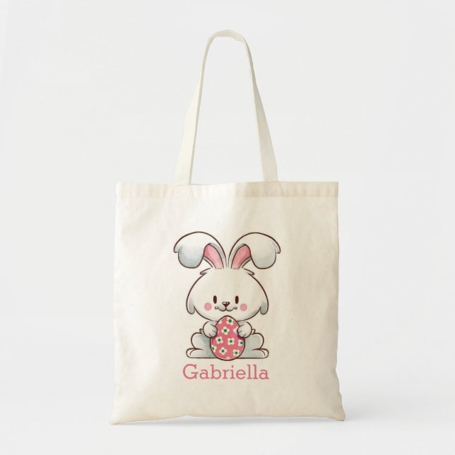 Bolso De Tela Easter Bunny Tote Bag (Frente)