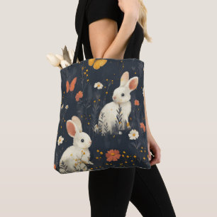 Bolso De Tela Easter Bunny Tote Bag