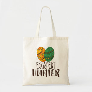 Bolso De Tela Easter Eggspert Hunter Funny