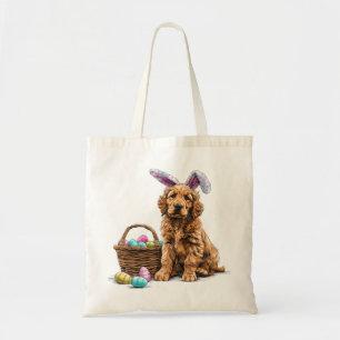 Bolso De Tela Easter Golden Retriever Puppy Bungalows Ears