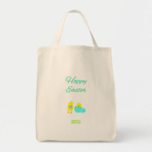 Easter Hatchlings Grocery Tote