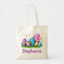 Easter Kids Name Girls Bunny Rabbit