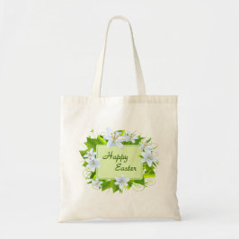 Bolso De Tela Easter Lilies