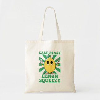 Bolso De Tela Easy Peasy Lemon Squeezy Lemonade Ceo Funny Lemon
