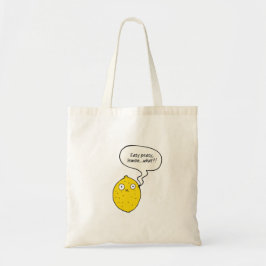 Bolso De Tela Easy Peasy Lemon What?!