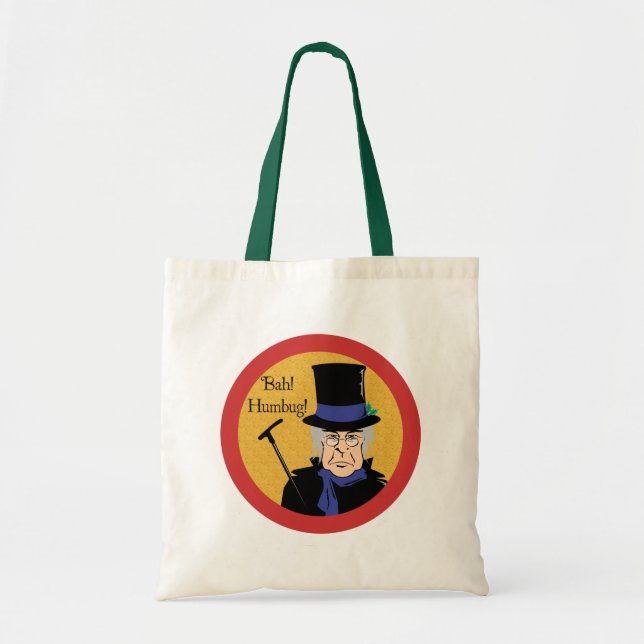 Bolso De Tela ¡Ebenezer Scrooge Bah! ¡Embaucamiento! (Frente)
