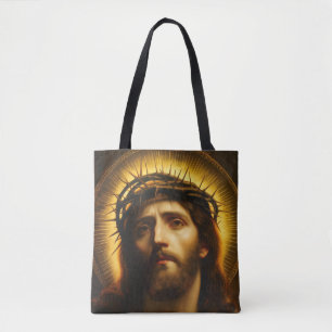 Bolso De Tela Ecce Homo   Jesucristo con Corona de Espinas