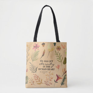 Bolso De Tela Ecclesiastes 3:11 Ha puesto la eternidad en el cor