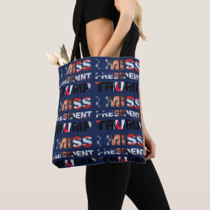 Bolso De Tela Echo de menos al presidente Trump Tote Bag