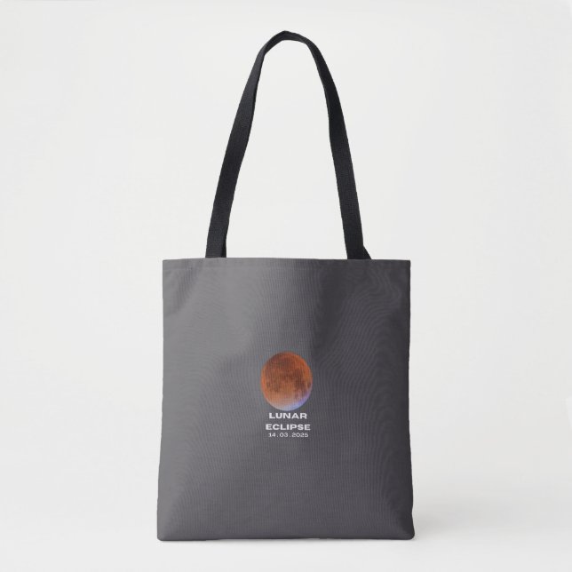 Bolso De Tela eclipse lunar (Anverso)