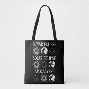 Bolso De Tela Eclipse lunar Eclipse solar Apocalipsis Espacio di