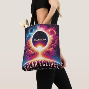 Bolso De Tela Eclipse solar