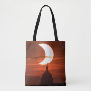 Bolso De Tela Eclipse solar 2021