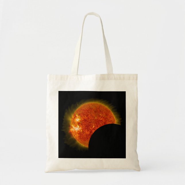 Bolso De Tela Eclipse solar en curso (Frente)