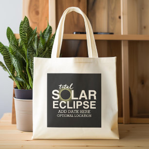 Bolso De Tela Eclipse solar total - 2024 o fecha personalizado