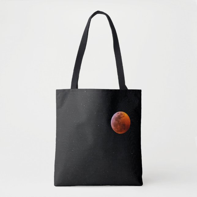 Bolso De Tela Eclipse total de luna de sangre | Isla Grande Hawa (Anverso)